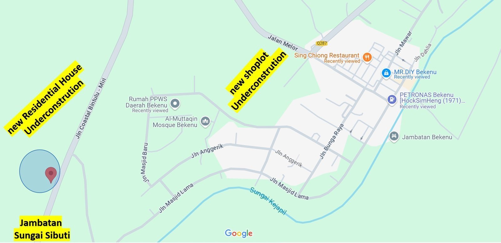 3.36 acres Sungai Sibuti Land For Sale In Miri 1