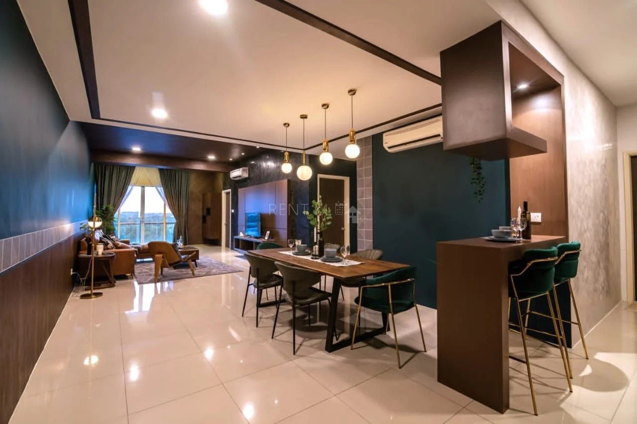 3 Bedrooms 2 Bathroom Medium Floor At The Wharf Miri For Rent