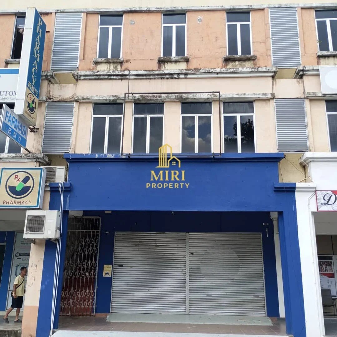 Ground Floor 3 Storey Shop For Rent At Permyjaya Commercial Centre Bandar Baru Permyjaya Miri For Rent